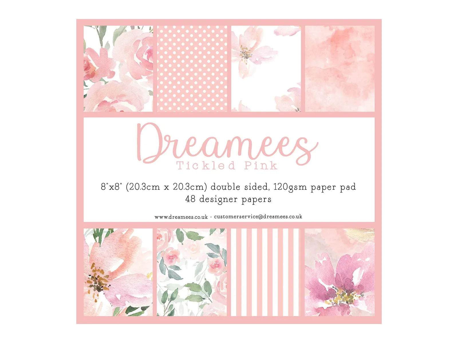Tickled Pink 8x8 Paper Pad