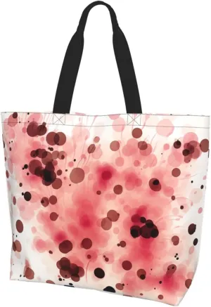 Tote Bag for Women Reusable Grocery Bag Shopping Bag Fluorescent Color Tote Bags Handbag Foldable Shoulder Bag