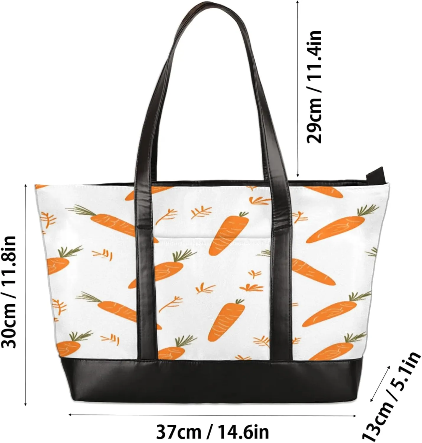 Tote Bag for Women with Zipper, Laptop Tote Bags Laptop Sleeve Case Shoulder Bag Messenger Bags