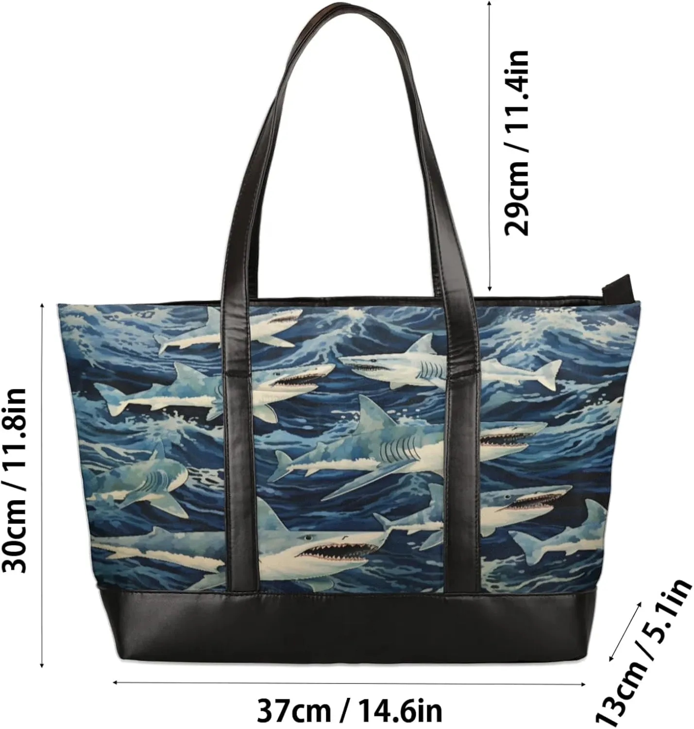 Tote Bag for Women with Zipper, Laptop Tote Bags Laptop Sleeve Case Shoulder Bag Messenger Bags