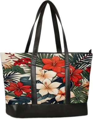Tote Bag for Women with Zipper, Laptop Tote Bags Laptop Sleeve Case Shoulder Bag Messenger Bags