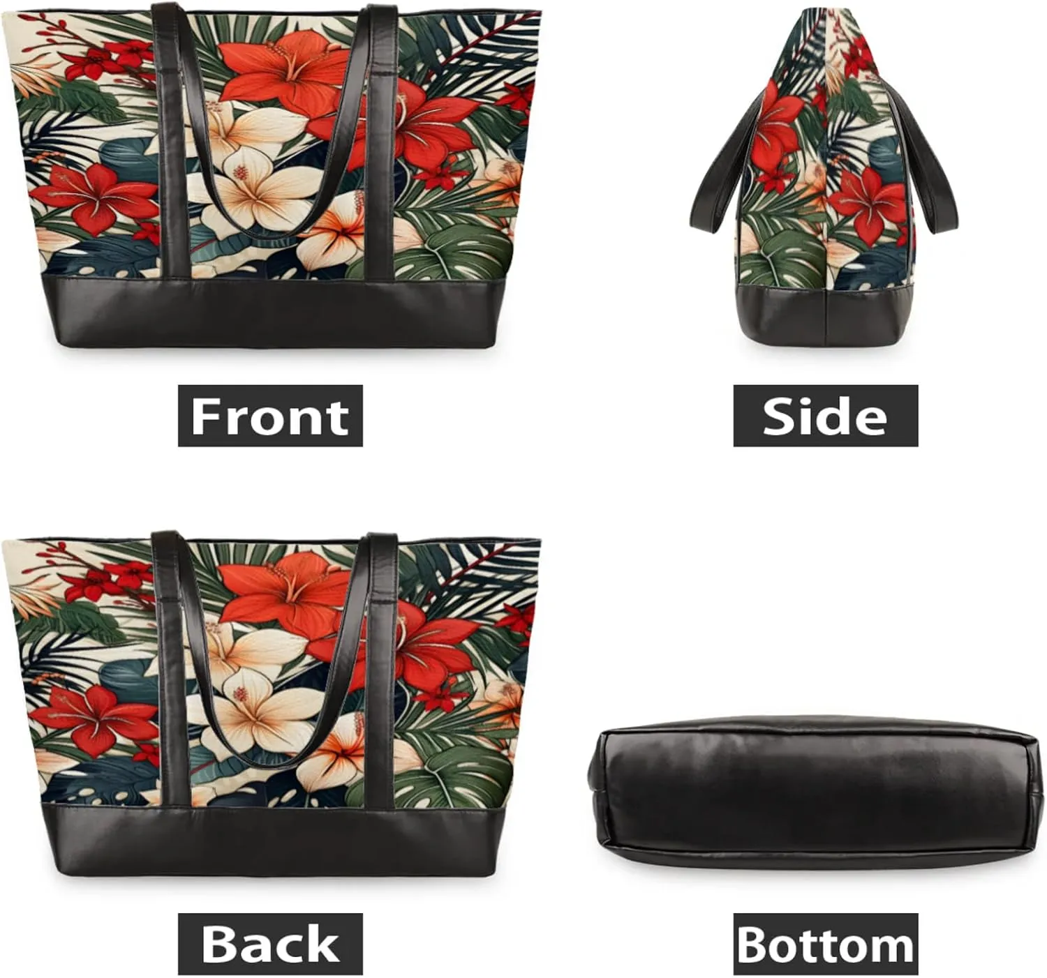 Tote Bag for Women with Zipper, Laptop Tote Bags Laptop Sleeve Case Shoulder Bag Messenger Bags
