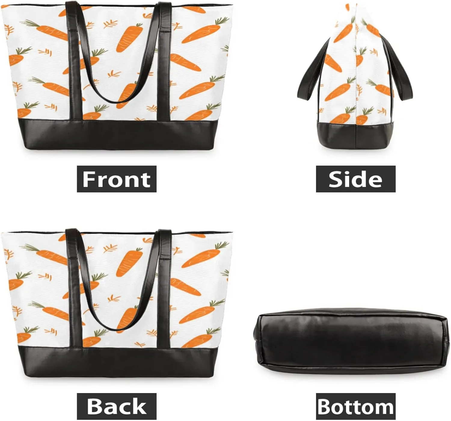 Tote Bag for Women with Zipper, Laptop Tote Bags Laptop Sleeve Case Shoulder Bag Messenger Bags