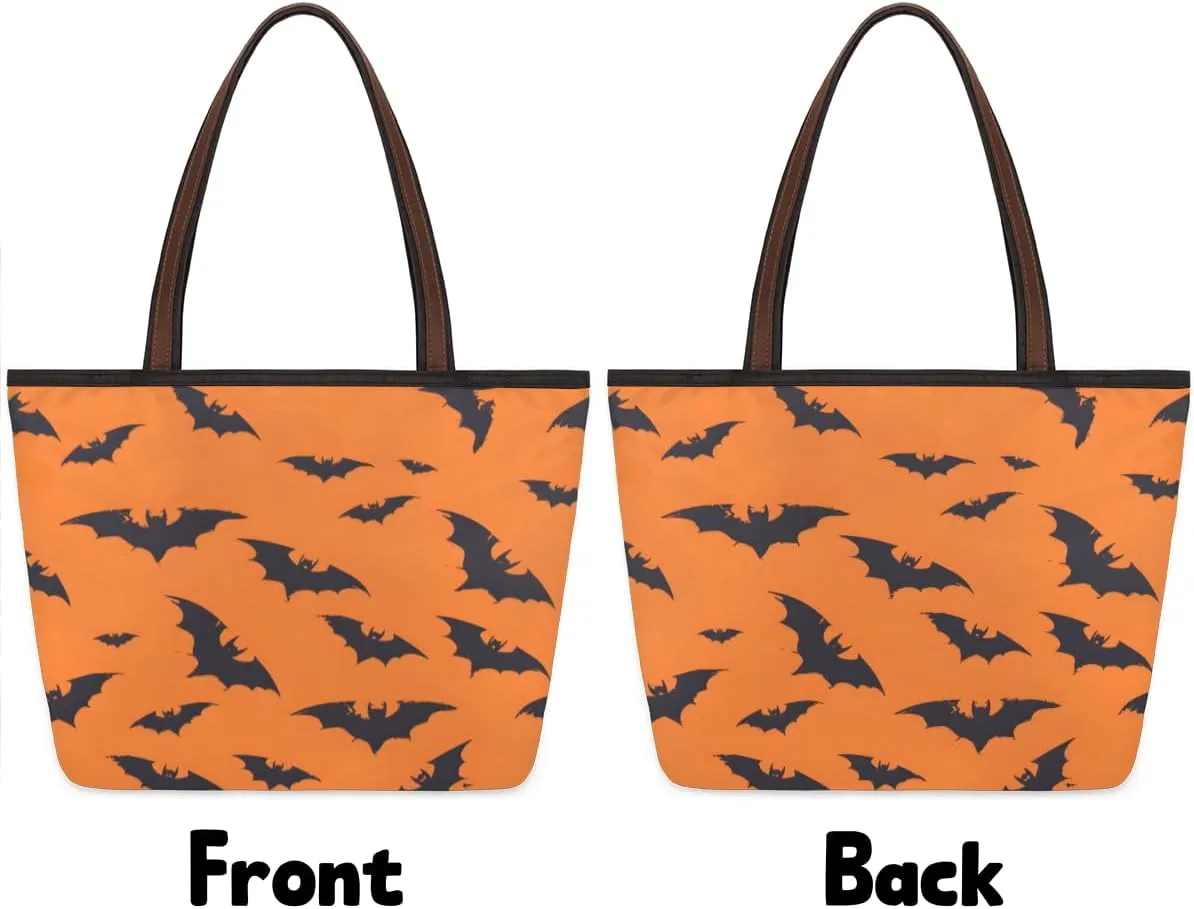 Tote Bag for Women with Zipper Large Capacity Top Handle Casual Shoulder Bag Handbag Reusable Shopping