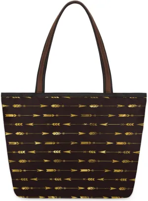 Tote Bag for Women with Zipper Large Capacity Top Handle Casual Shoulder Bag Handbag Reusable Shopping
