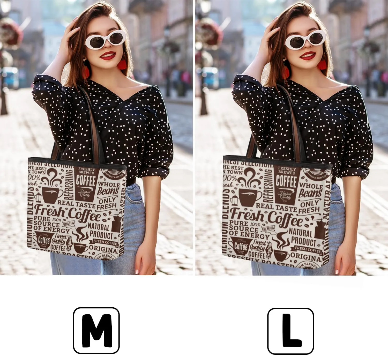 Tote Bag for Women with Zipper Large Capacity Top Handle Casual Shoulder Bag Handbag Reusable Shopping