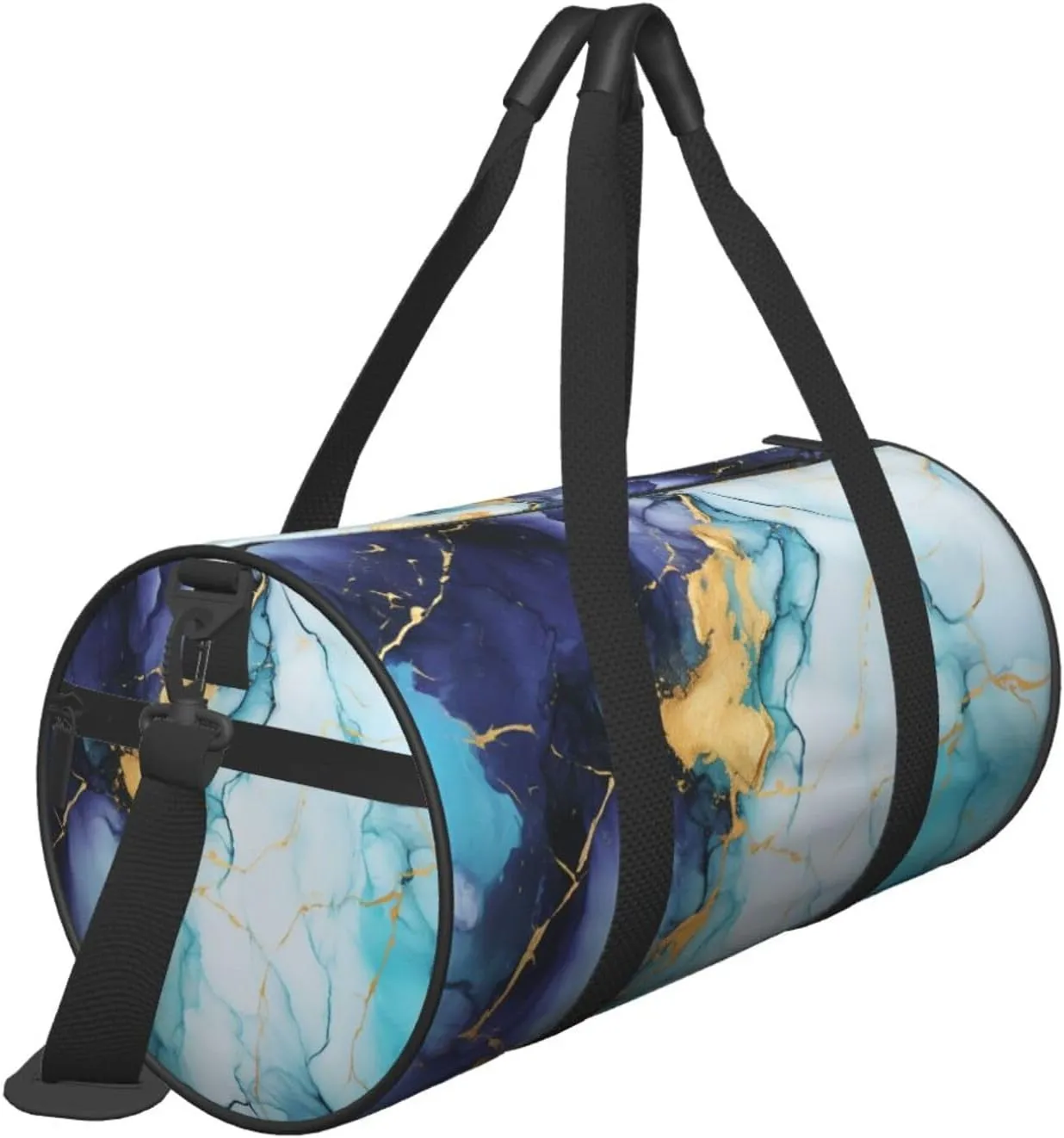 Travel Duffel Bag Marble Texture Weekender Overnight Bag For Men Women Large Capacity Sports Gym Bag Canvas Carry On Tote Bags For Travel Yoga