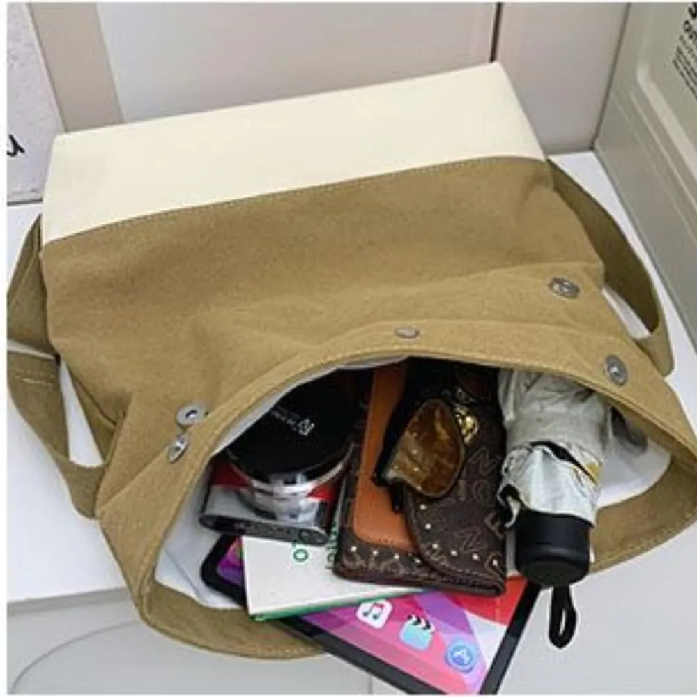 Trendy Canvas Crossbody Bags for Women, Fabric Cotton Tote Shoulder Bag, Mujer Messenger Bag Purse