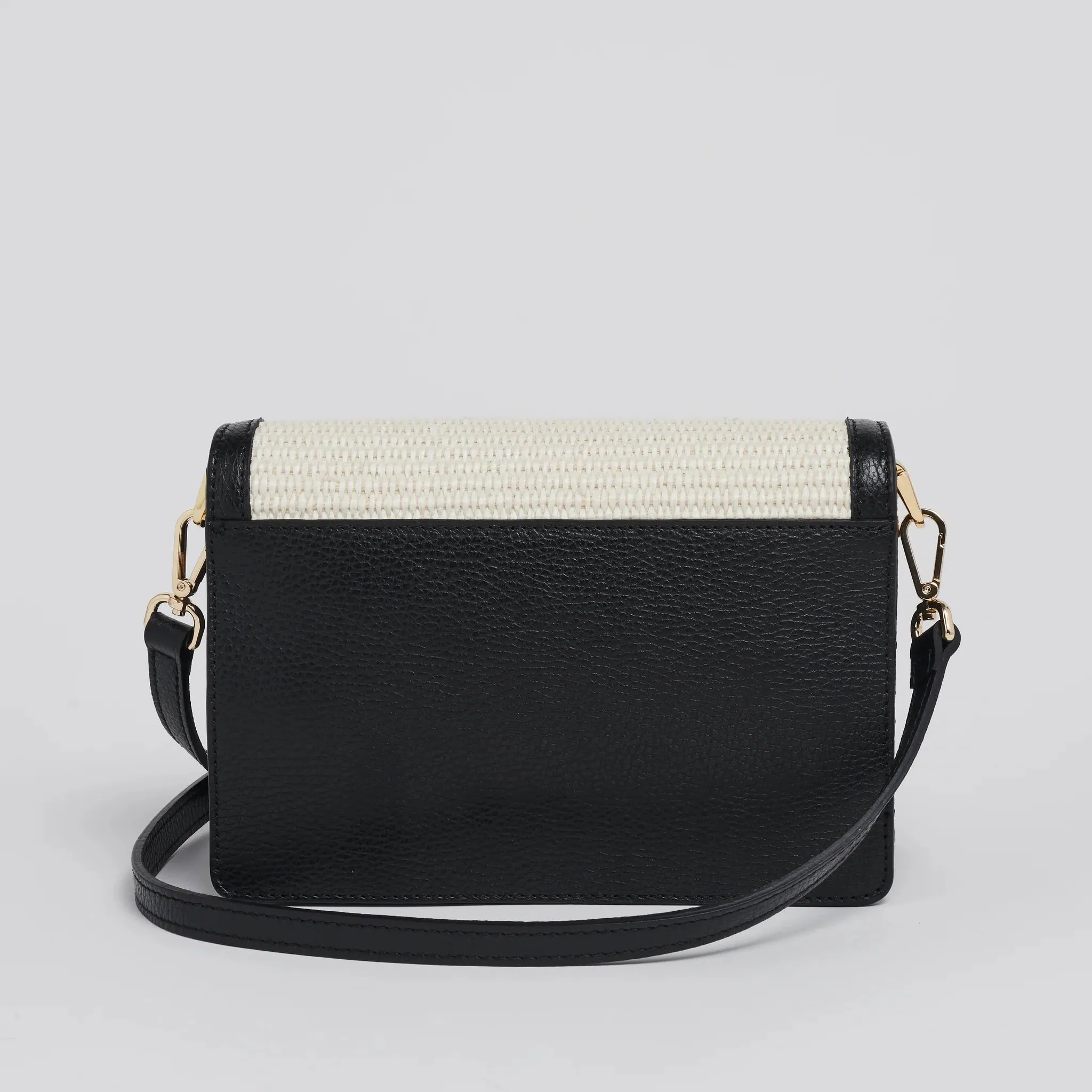 Vestirsi Amelia Black Raffia Bag