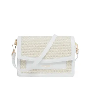 Vestirsi Amelia White Raffia Bag