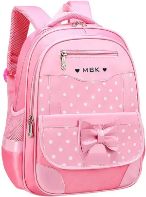 VIDOSCLA School Bags for Girls Cute Bowknot Students Backpack Elementary Princess Bookbag for School