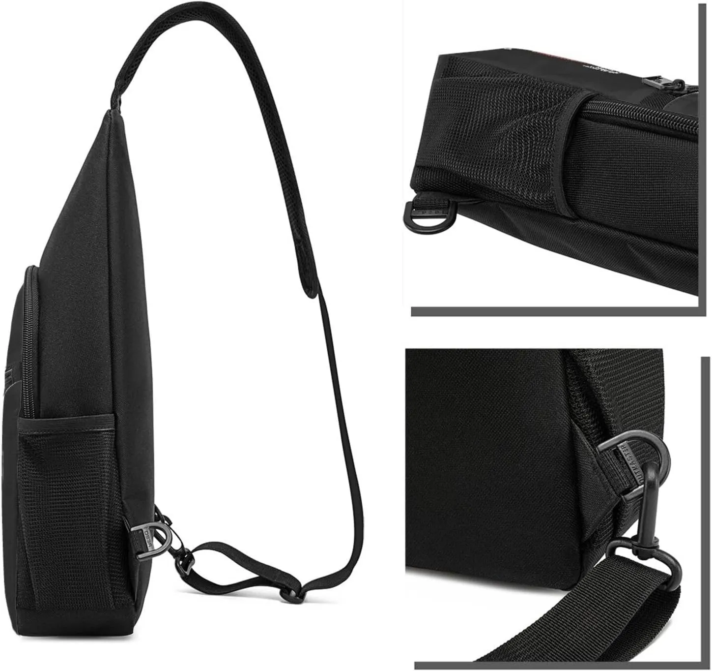 Volunteer Firefighters Sling Bag Crossbody Backpack Shoulder Casual Daypack Bags for Men Women