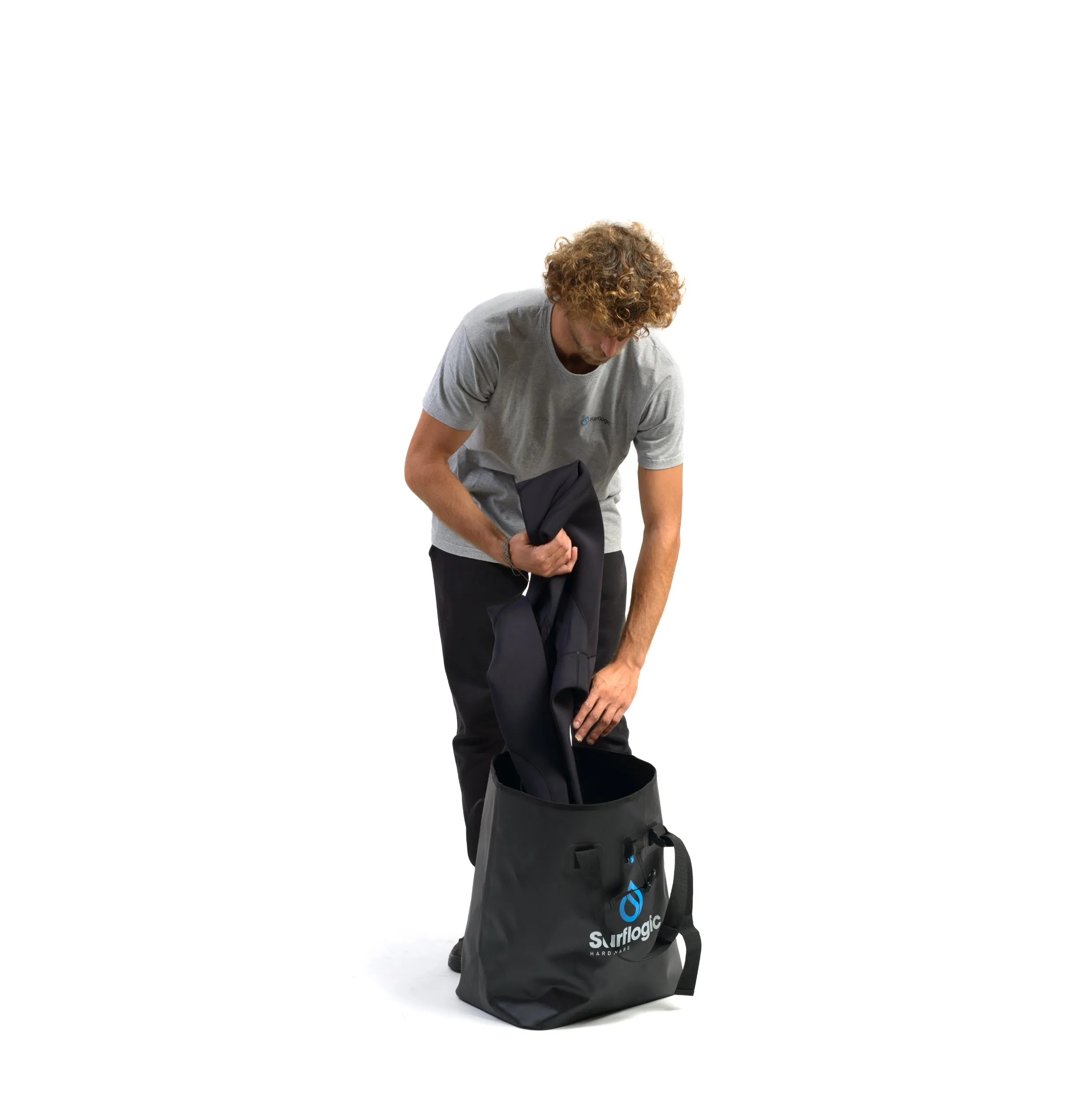 Waterproof Dry-Bucket - Grey - 50L