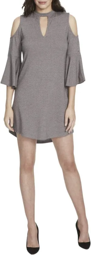 William Rast Women's Bastien Cold Shoulder Choker Dress