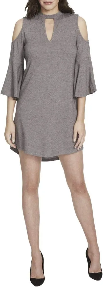William Rast Women's Bastien Cold Shoulder Choker Dress