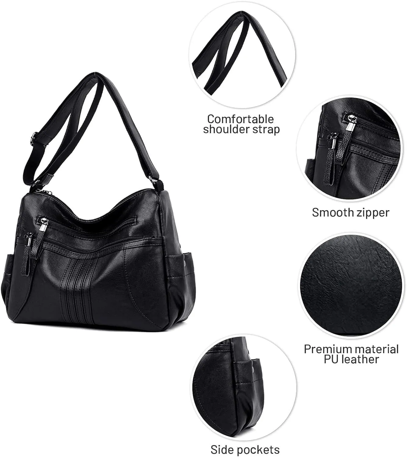 Women Shoulder Bag Ladies Messenger Bag Casual Travel Crossbody Womens