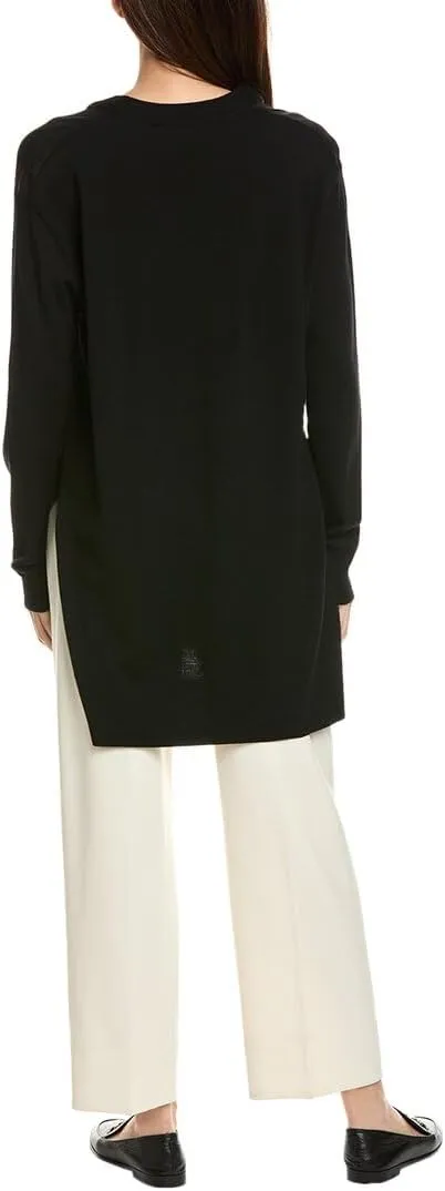 Wool Button Front Cardigan