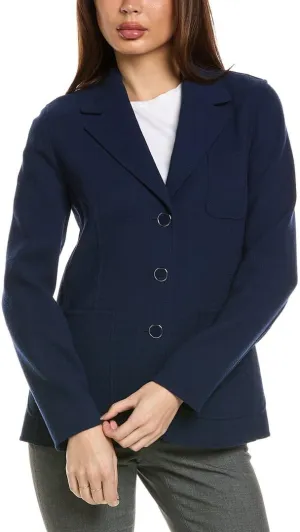 Wool Three Patch Pocket Blazer
