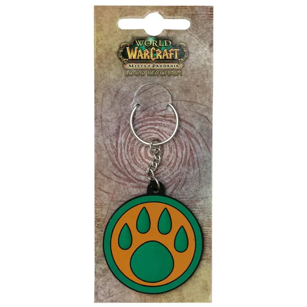 World of Warcraft - Monk Paw Logo Keychain - J!NX - PVC Rubber