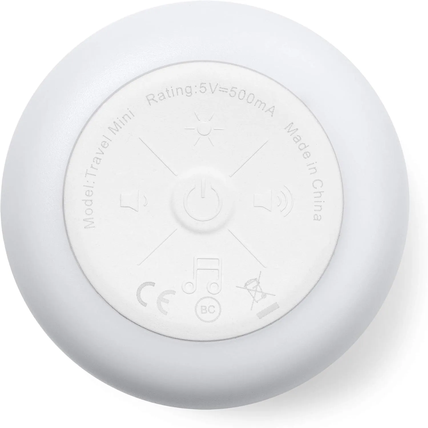 Yogasleep Travel Mini Portable White Noise Sound Machine | 6 Soothing Sounds | Soft Dimable Night Light | Compact Sleep Therapy for Adults & Baby | USB Rechargeable | Lanyard for Easy Hanging