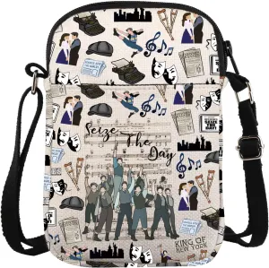 ZJXHPO Musical Cross Body Bag Seize The Day Messenger Bag Musical Lover Gift Musical Theatre Gift