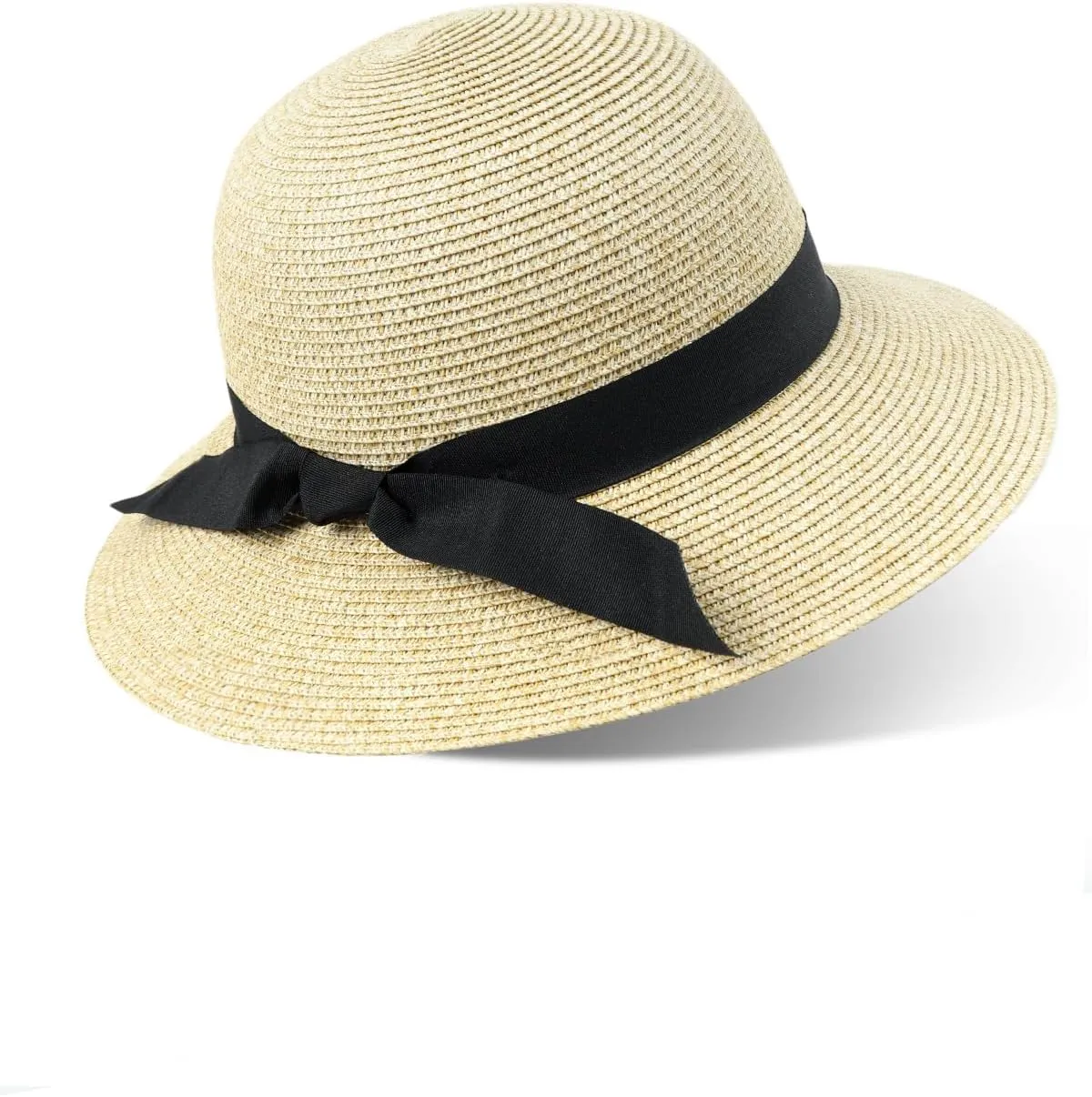 Zylioo Oversize XXL Womens Straw Sun Hat,Wide Brim Extra Large Beach Hats,UPF 50  Floppy Summer Hat for Big Heads